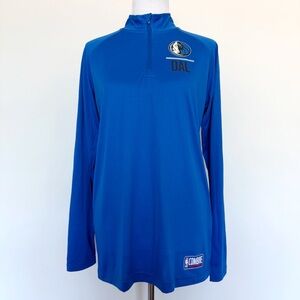 Under Armour Dallas Mavericks Mavs Quarter Zip Shirt Jacket Mens Size Small NBA